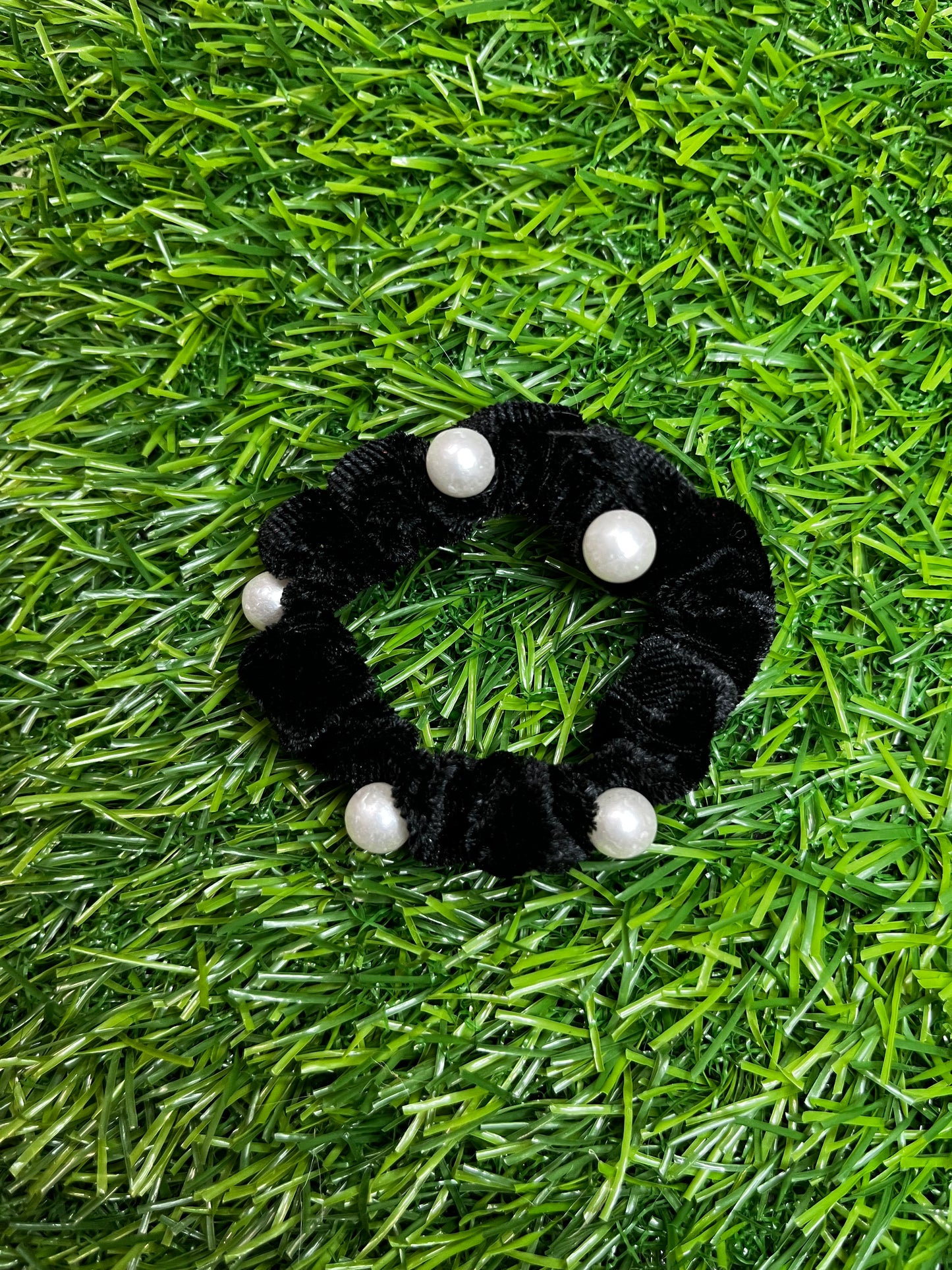 Velvet Rubber Band (Black)