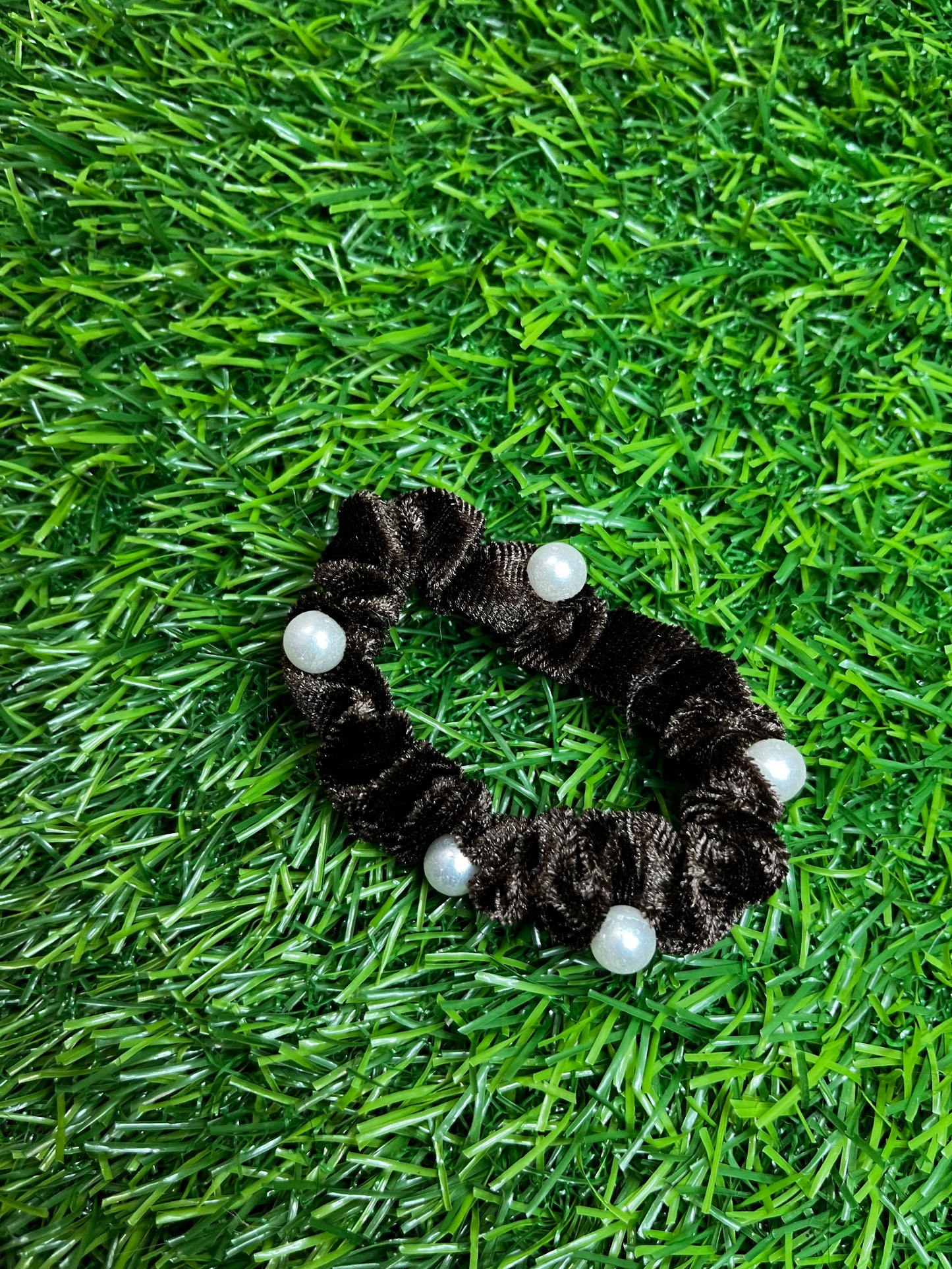 Velvet Rubber Band (Cocacola Brown)