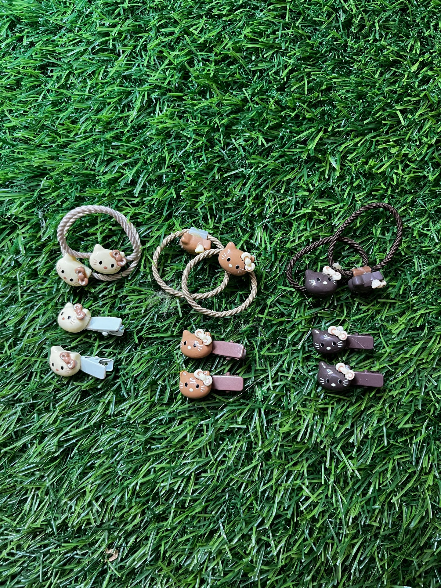 Regular Teddy Rubber Band+Clip Combo of 3PCS