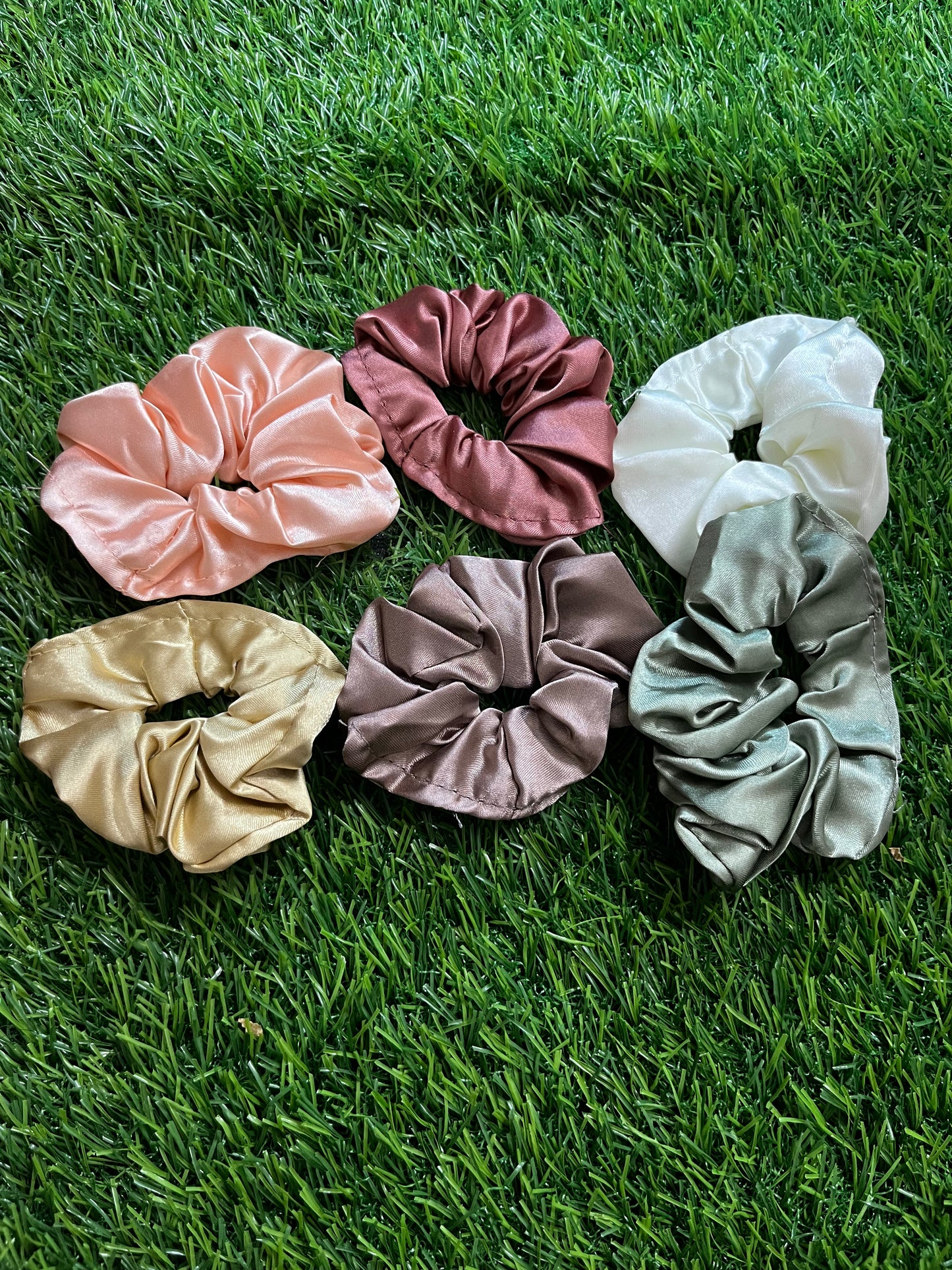 Scrunchies Combo of 6PCS