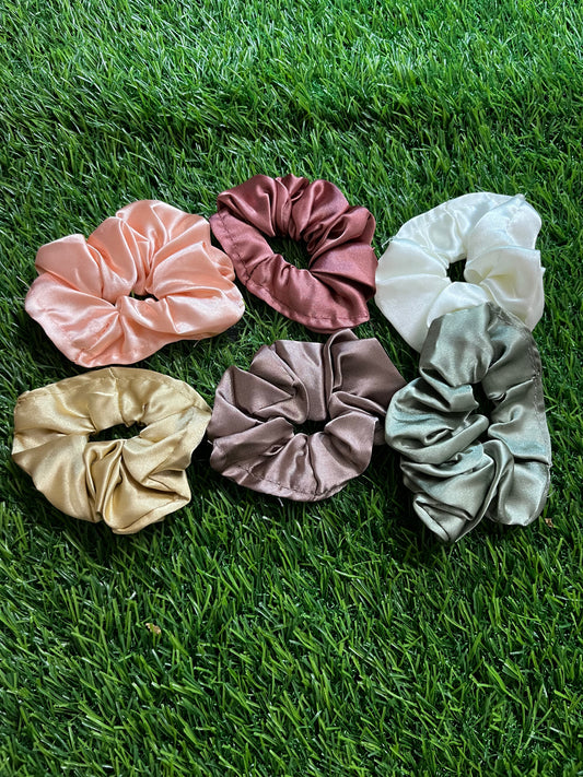 Scrunchies Combo of 6PCS