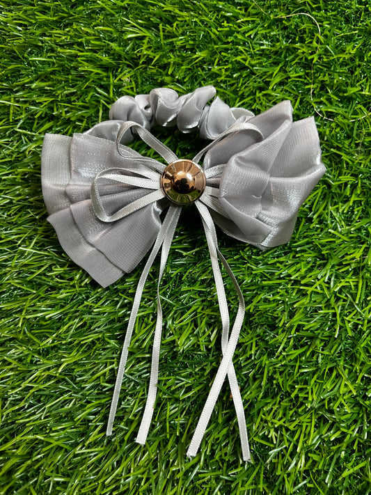 Fancy Shiffon Rubber Band (Grey)