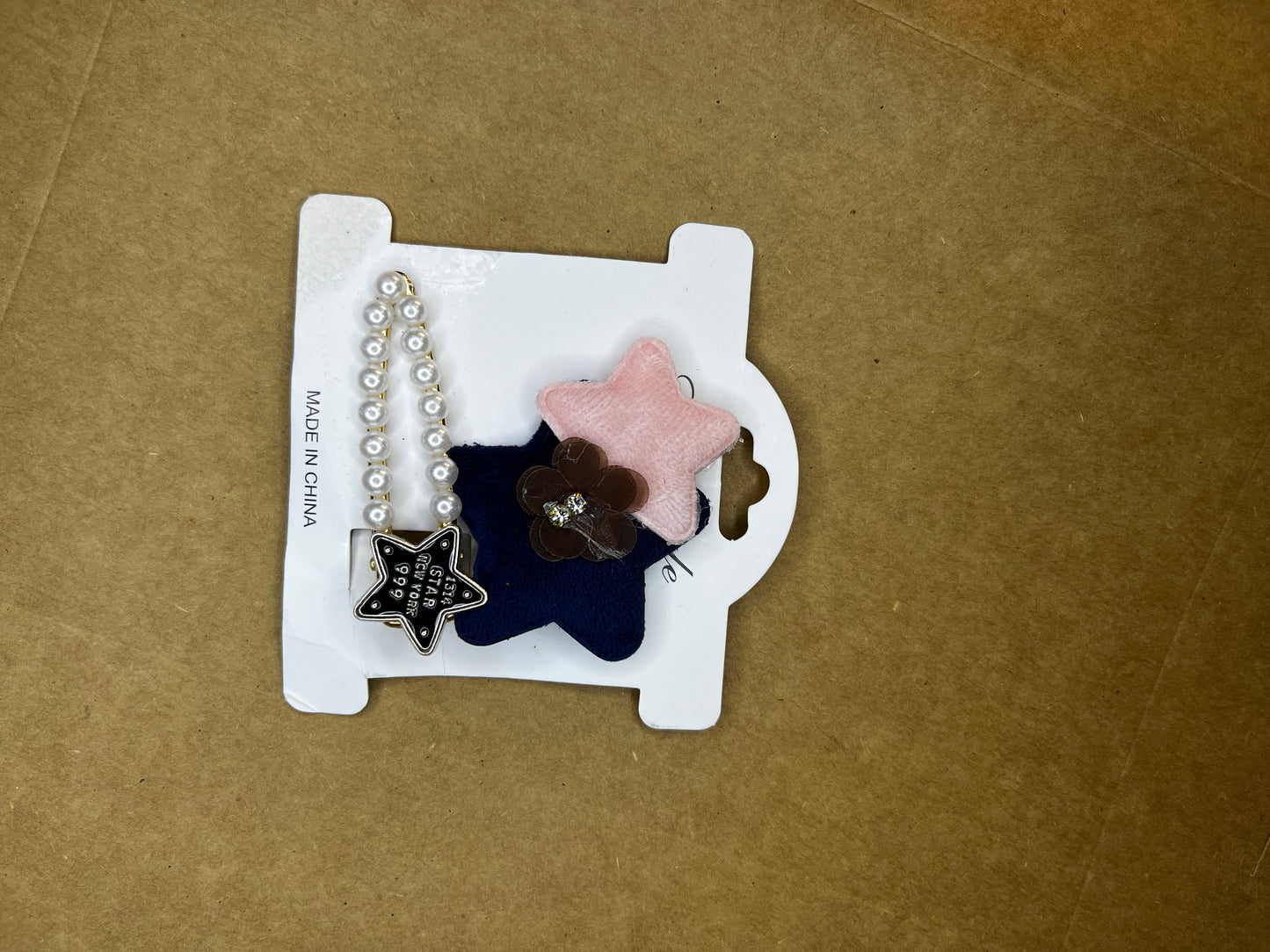 Star Clip (Pink & Blue)