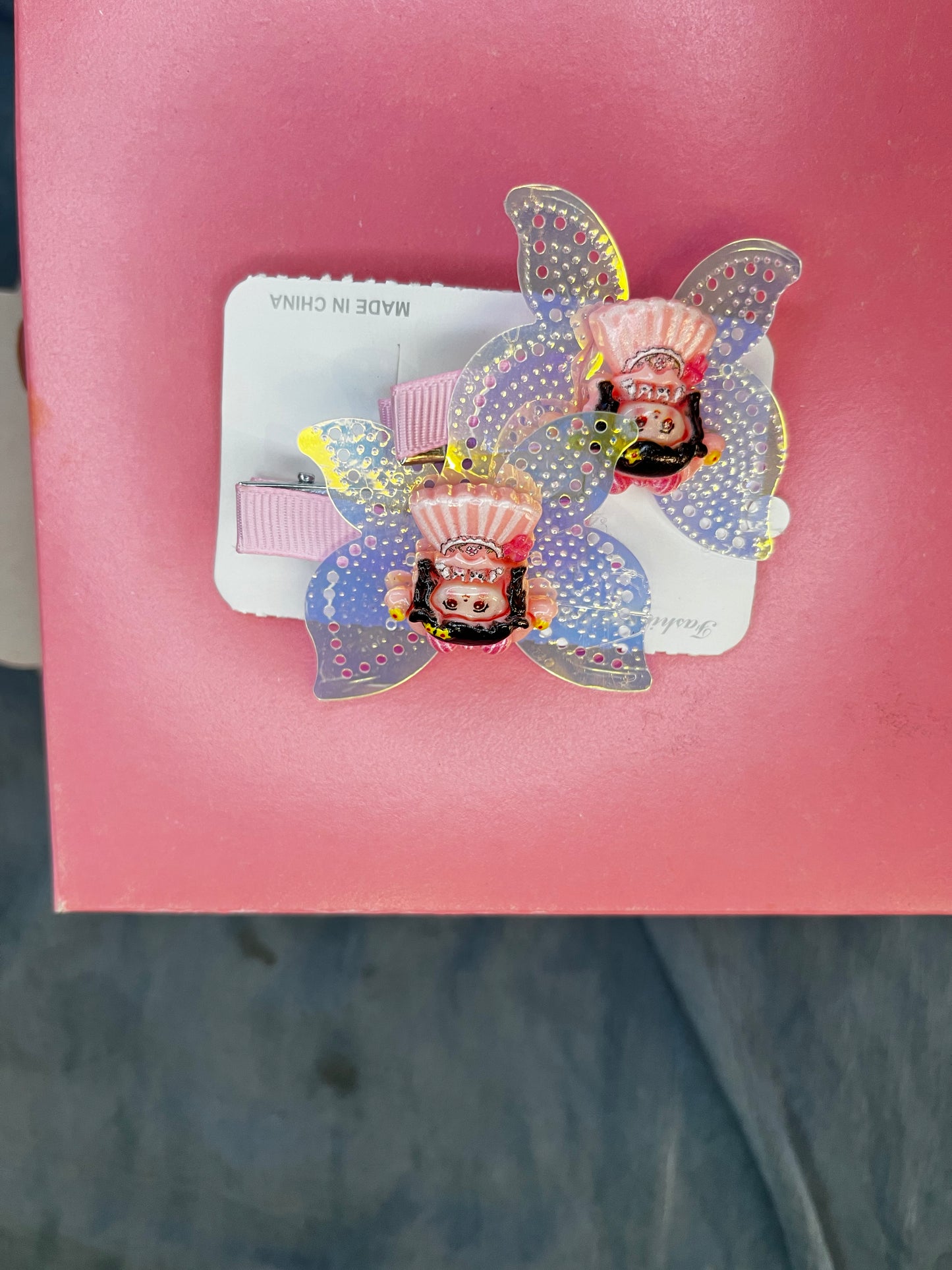 Butterfly Clip (Baby Pink)