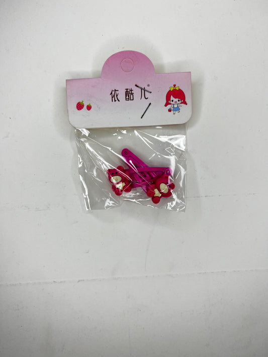 Teddy Mini Clip (Pink)